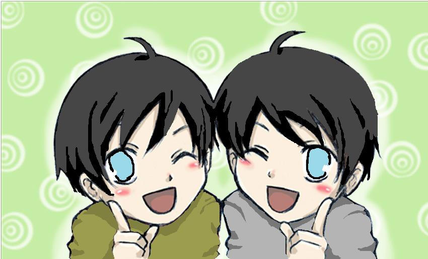 Jin and kin age 7 by Raccoon26 on DeviantArt
