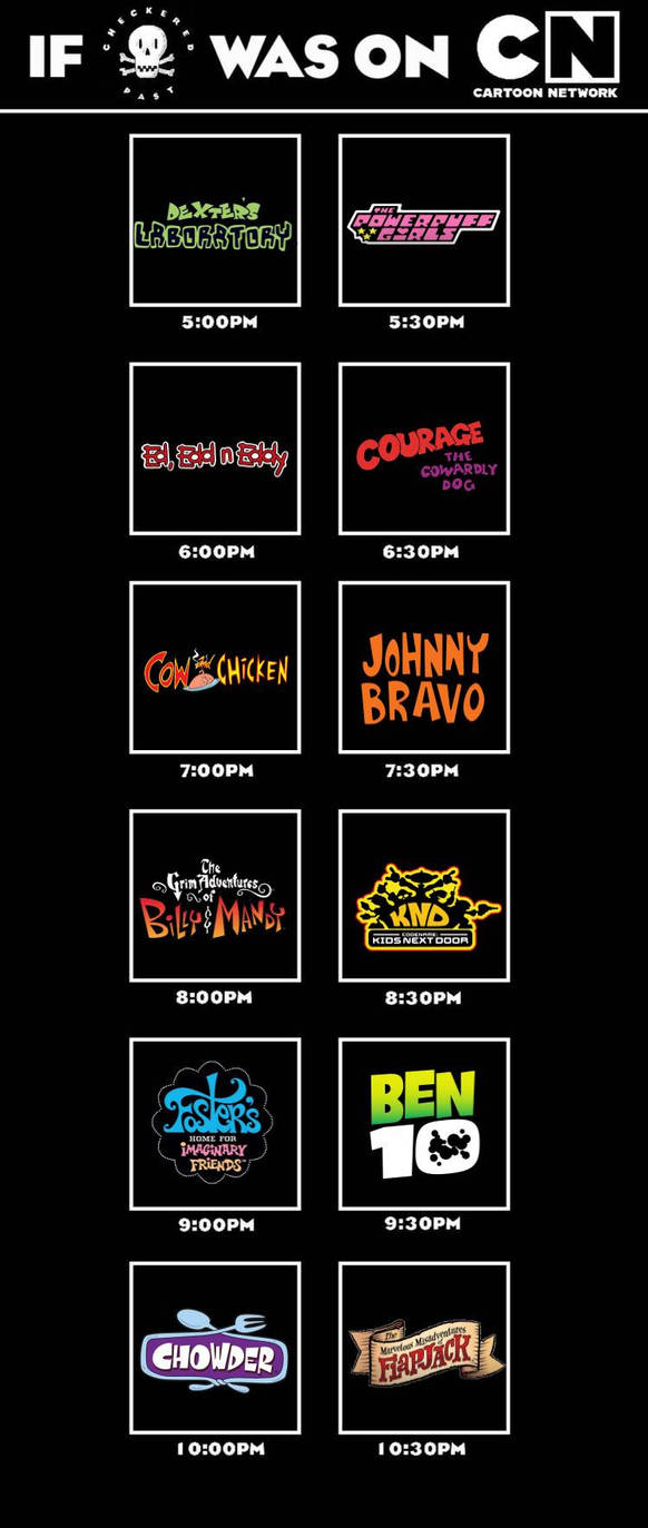 My Checkered Past On CN Schedule By Kinghammer413 On DeviantArt my-checkered-past-on-cn-schedule-by-kinghammer413-on-deviantart
