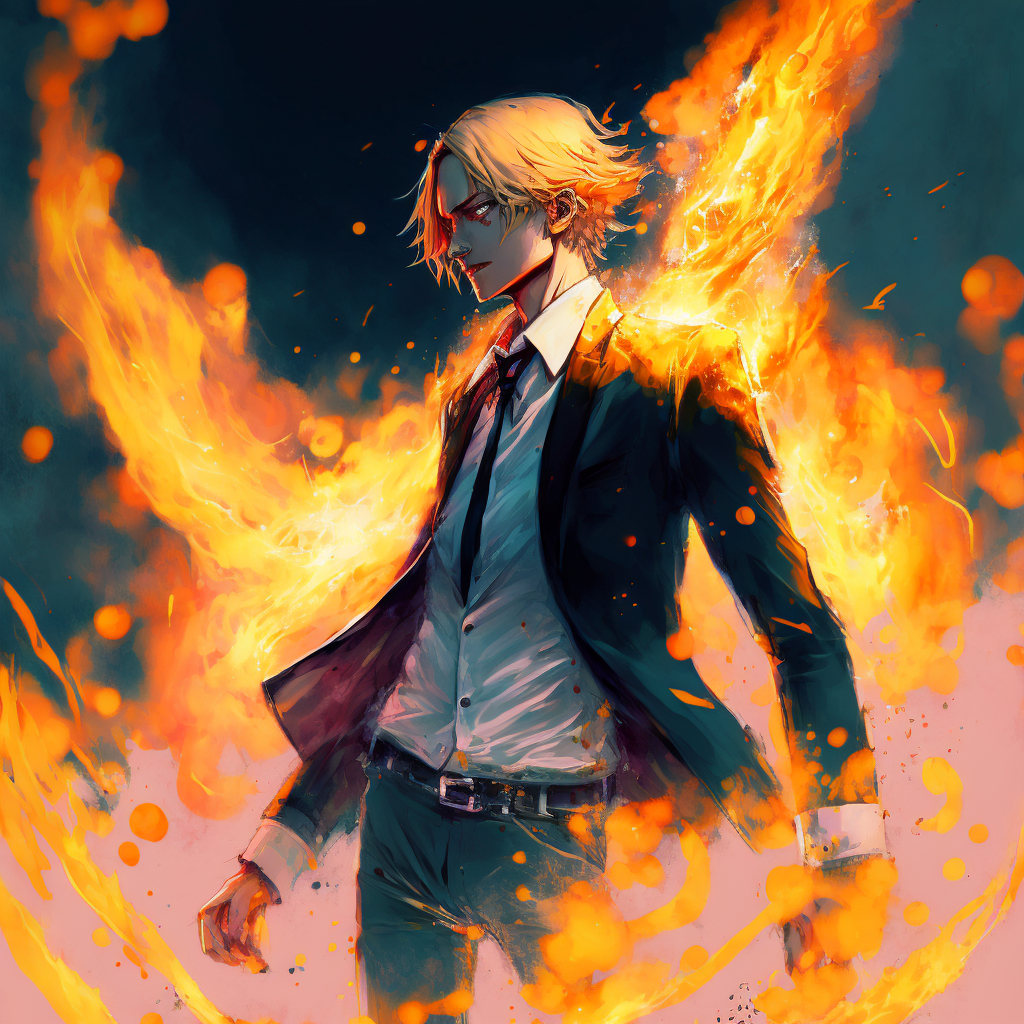 sanji fire force｜TikTok Search