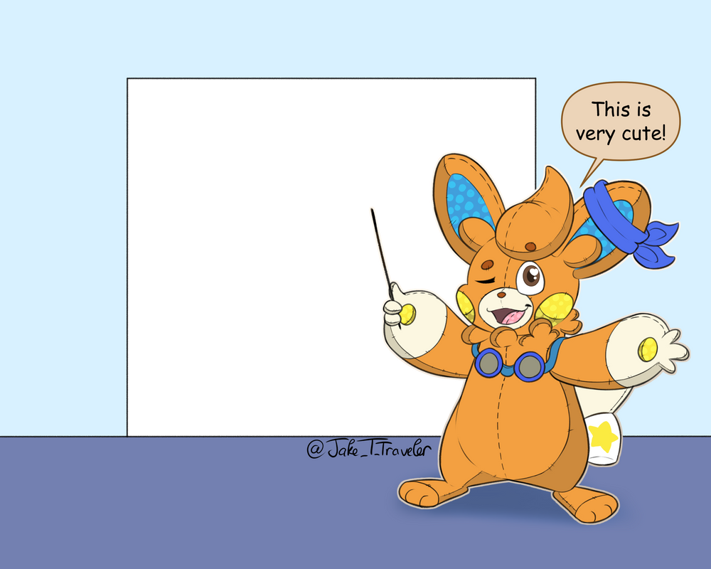 Plushie pointing meme template by JaketheBuizel on DeviantArt