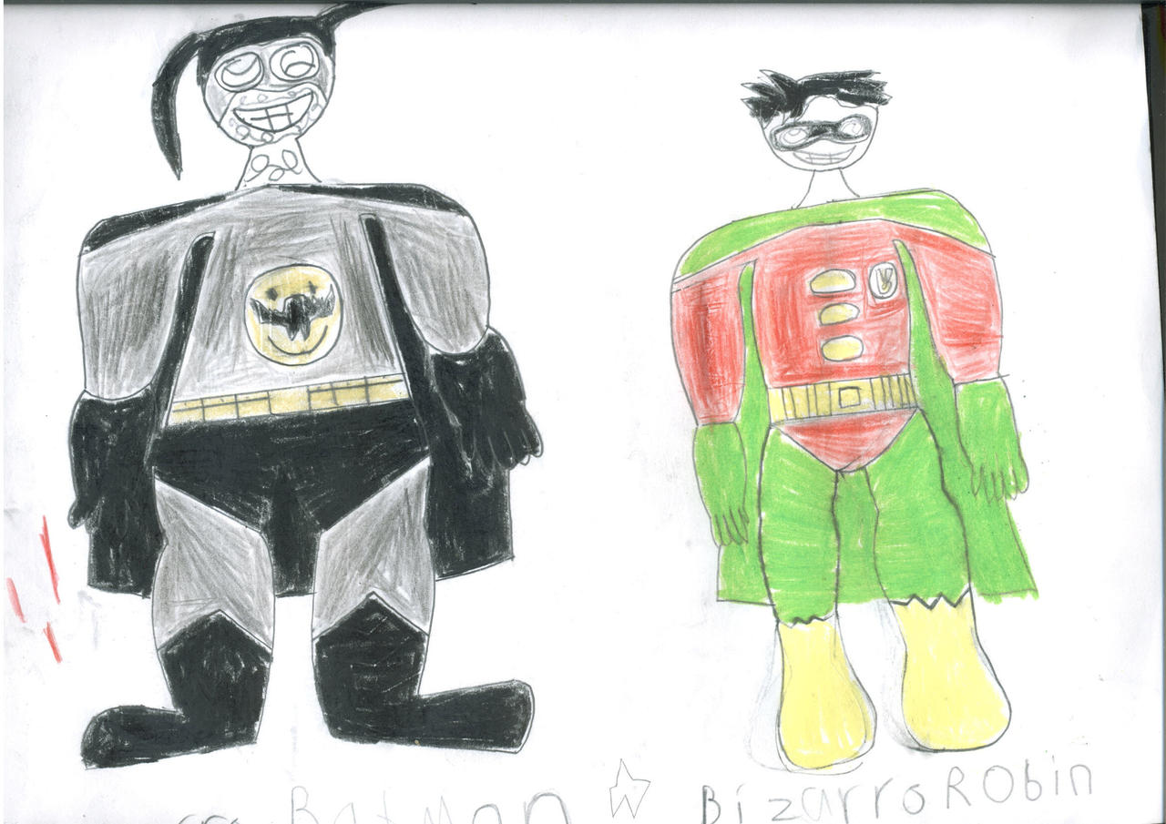 Bizarro Batman and Robin by userdan1 on DeviantArt