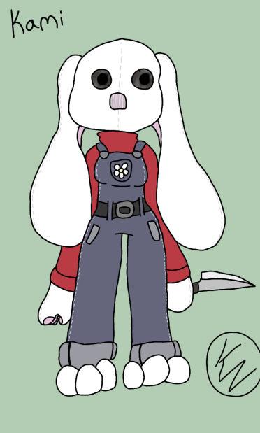 Kami Rabbit Kami The Rabbit With Knife by fanflovers4ever on DeviantArt