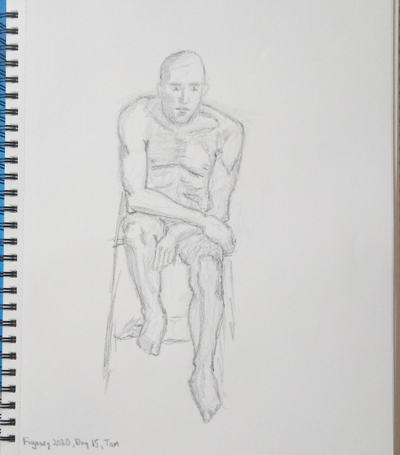 Figuary, day 16, Tom, paused pose by JohnLOwen on DeviantArt