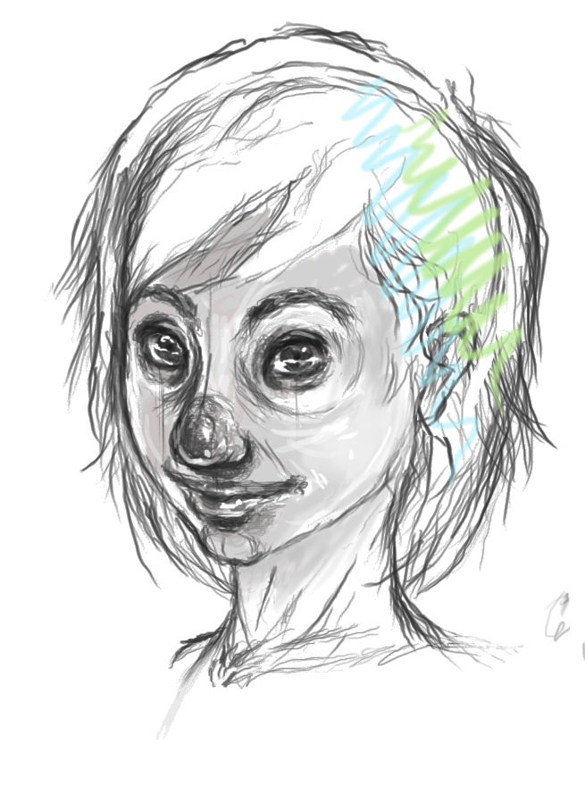 Protagonist Face Sketch-Up by TheCatCalledFish on DeviantArt