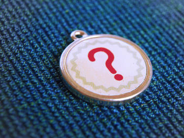 Question mark pendant