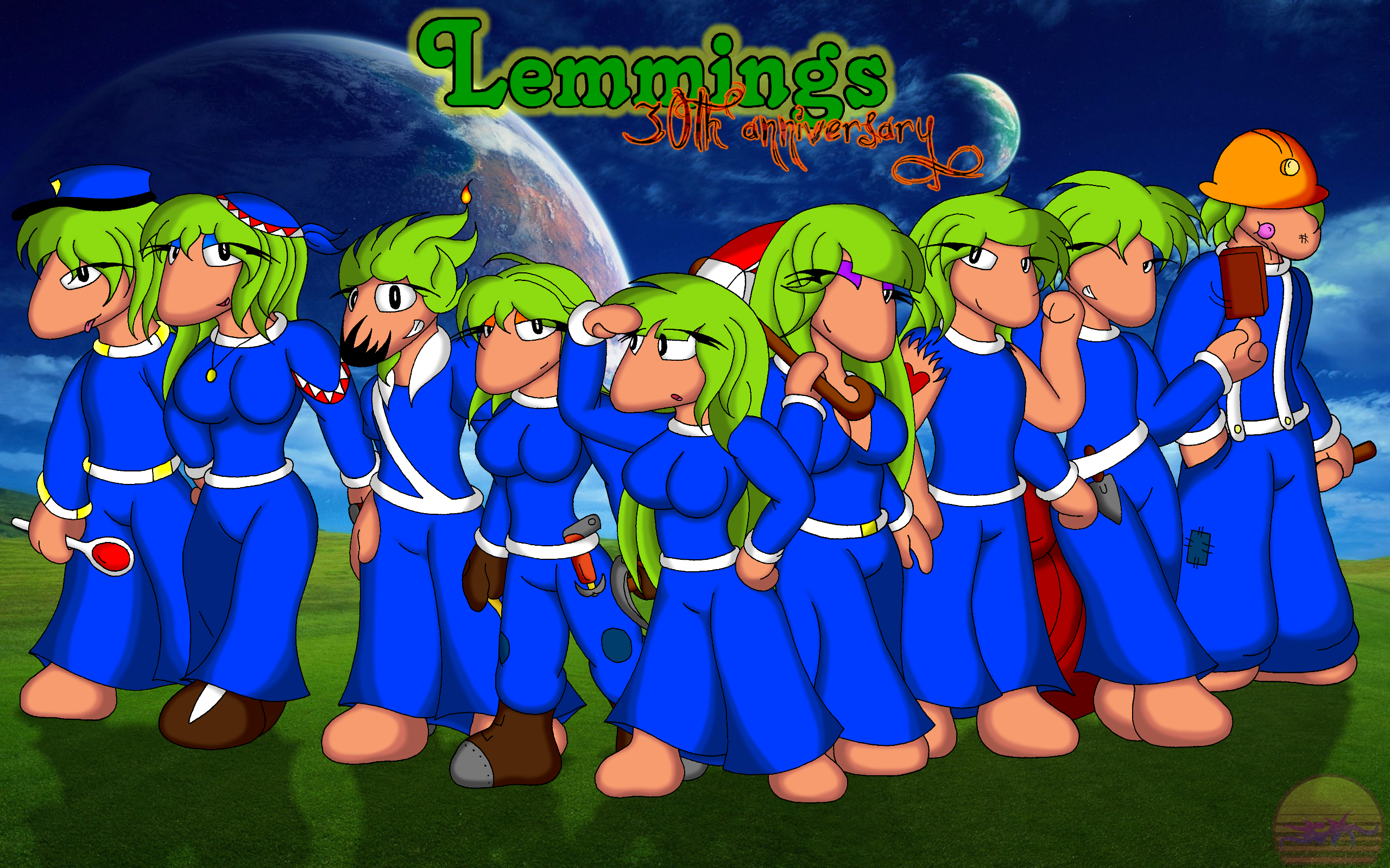 Lemmings: 30 Year Anniversary - Animation Previz - Game Anim