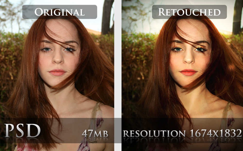 PSD - Portrait retouch by Andrei-Oprinca