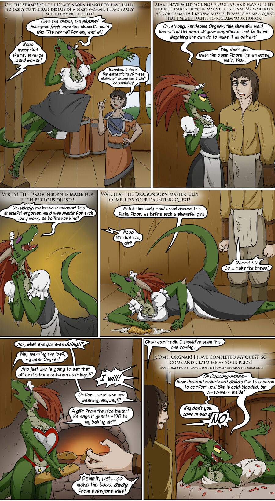 Lusty Argonian Maid'd Part 7: The Chorening