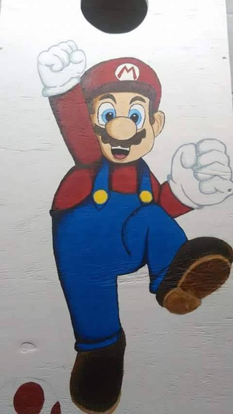 Mario cornhole by AndroidAngel22 on DeviantArt