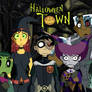 Teen Titans in Halloween Town