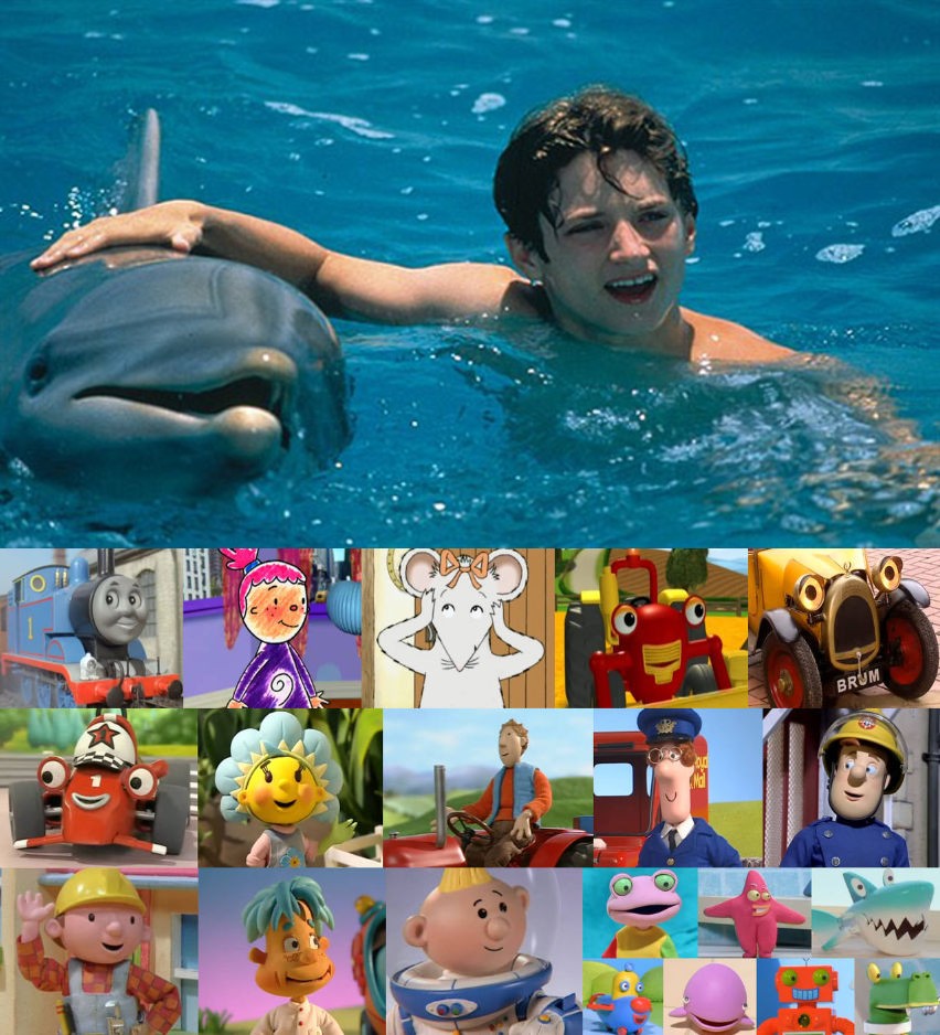 Friendly Friends loves Sandy and Flipper