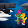 Barney, BJ, Baby Bop and the Whales