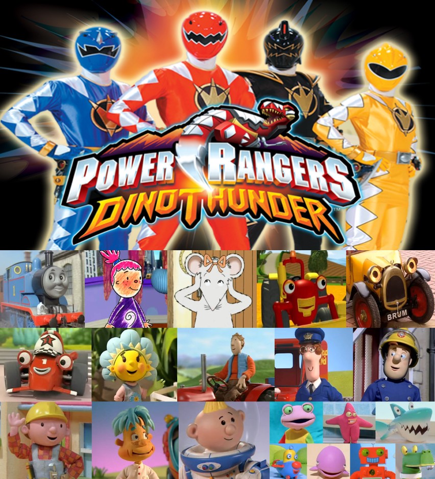 Friendly Friends loves Power Rangers Dino Thunder