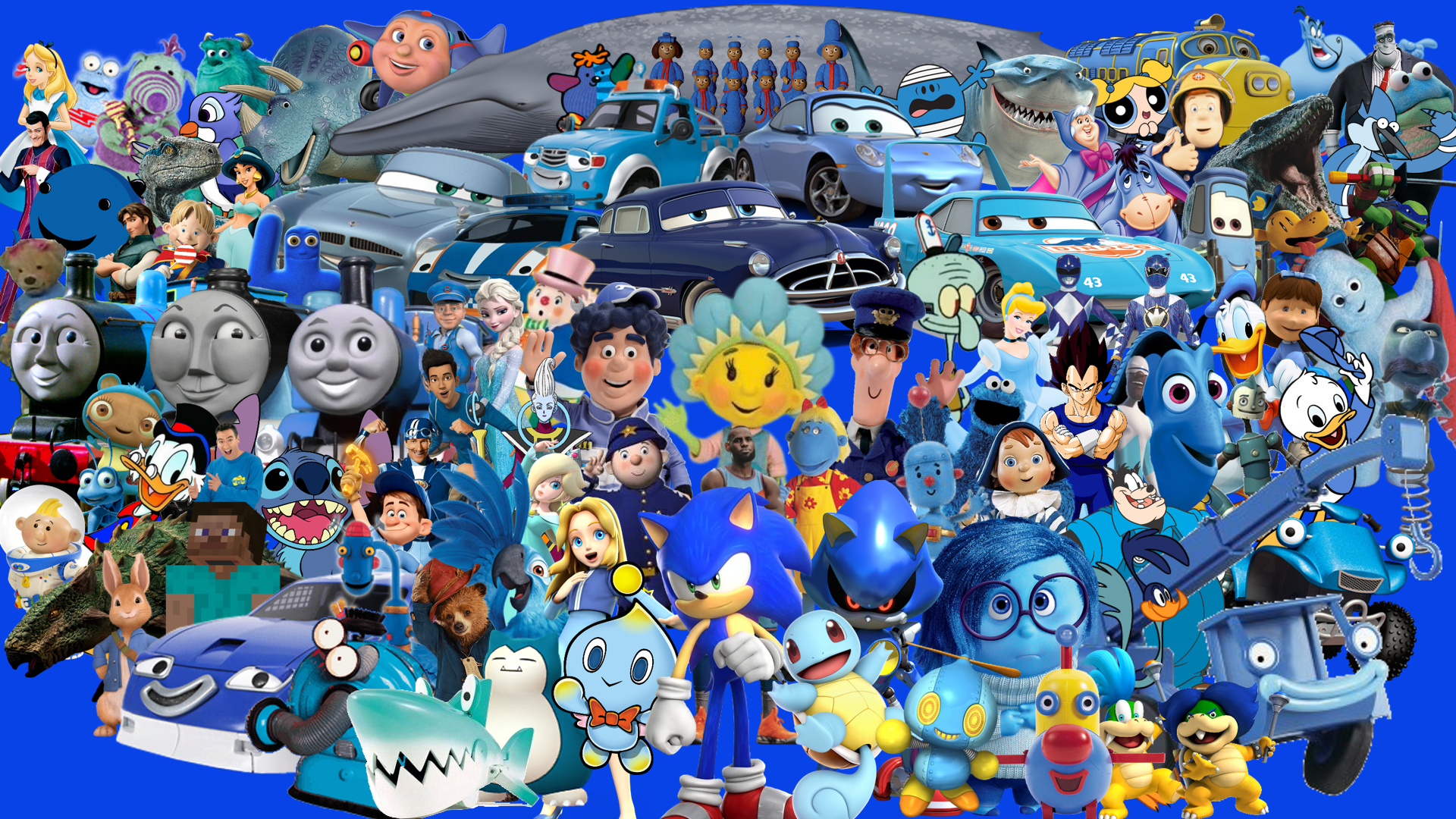 My Blue Characters