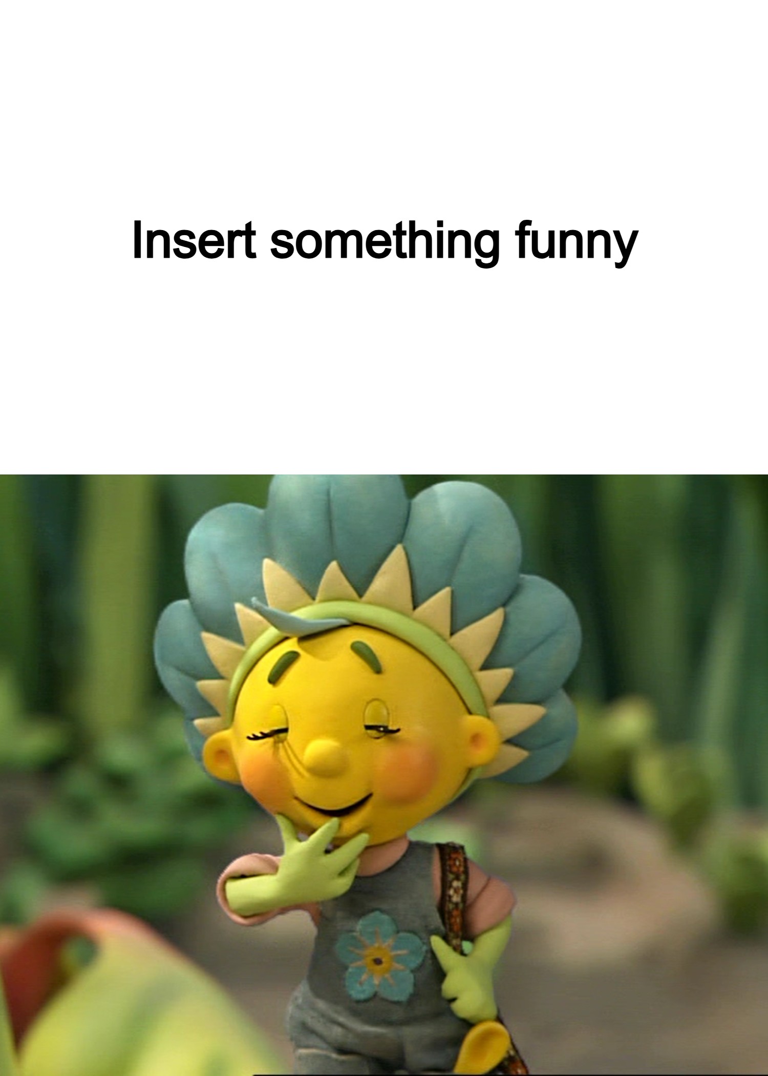 Fifi Forget-Me-Not laughs at what