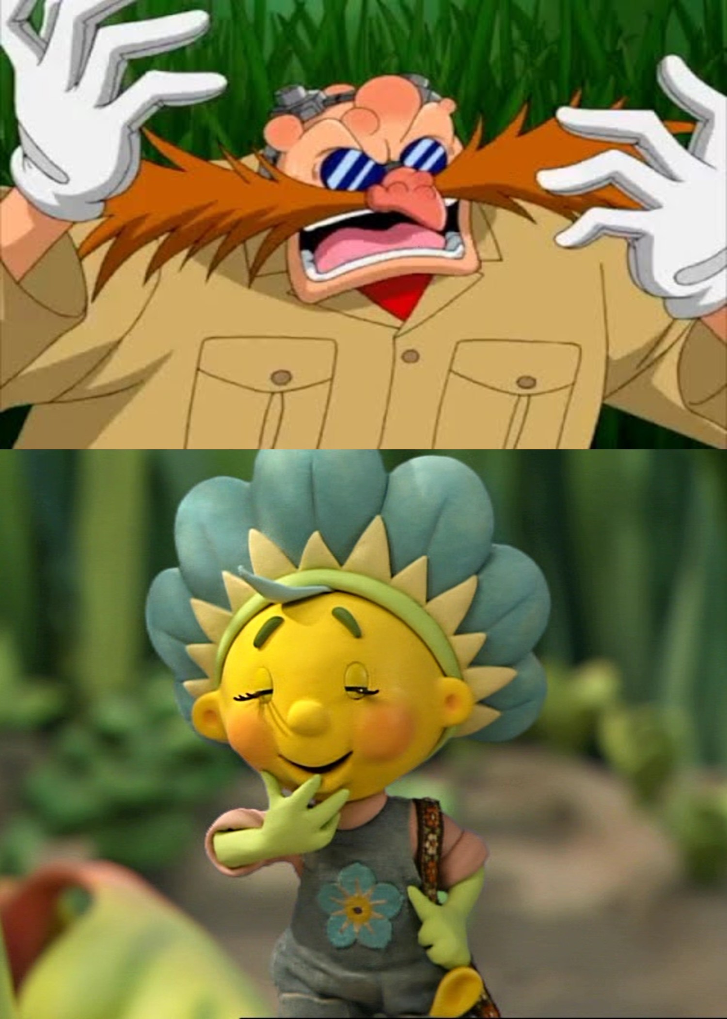 Fifi Forget-Me-Not laughs at Dr. Eggman