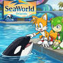 Tails and Cosmo befriends an orca at SeaWorld