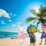 Ice Cream Time with Fifi, Angelina and Pinky