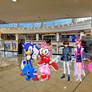 Sonic, Amy, Kira and Lacus at Robinsons Place