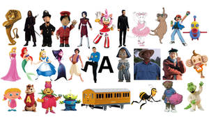 My Favourite Characters in Alphabet Part 1