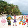 Ice Cream Party with Girl Power at the Beach