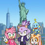Amy, Blaze, Cream, Cheese and Statue of Liberty