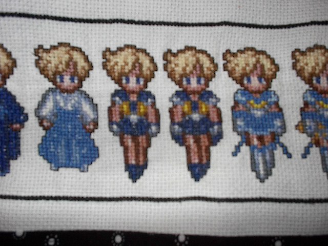 Sailor Uranus Cross Stitch Pt2