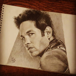 Ant-Man Paul Rudd Pencil Portrait