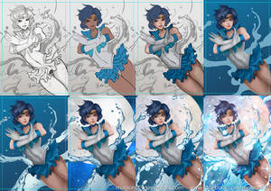 Sailor Mercury progress