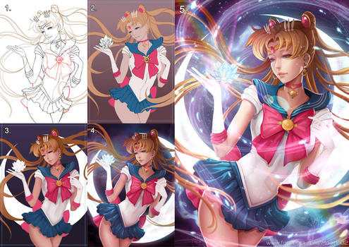 Sailor Moon Crystal Process