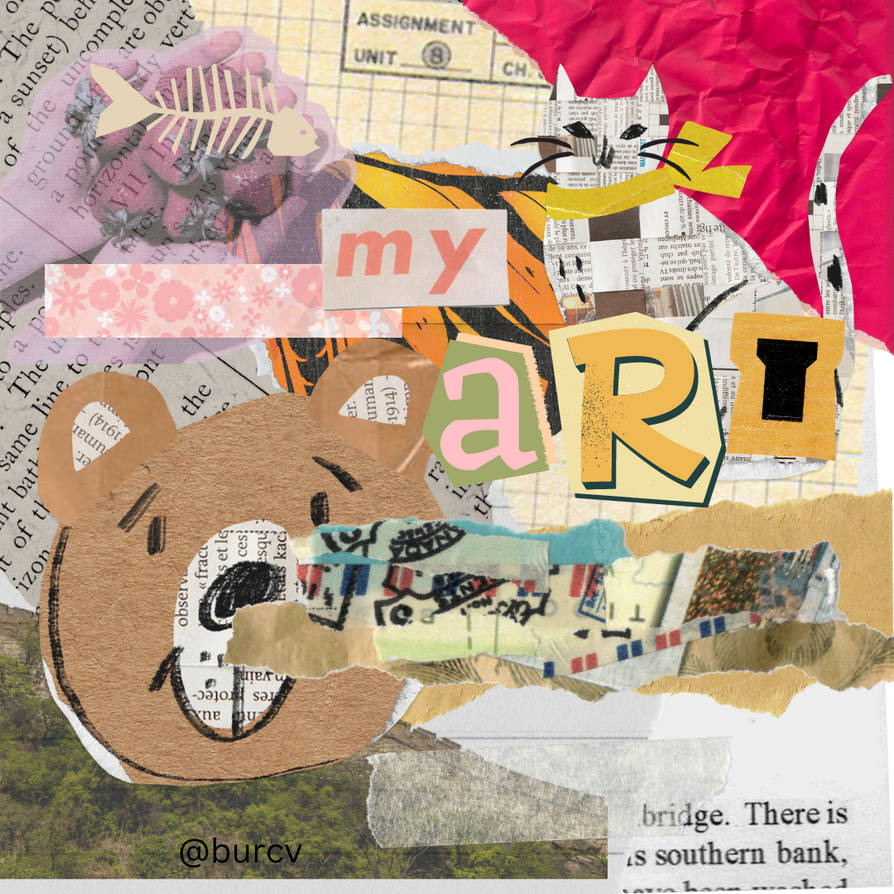 my art, first digital collage by burcv on DeviantArt