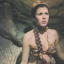 Slave Leia concerned