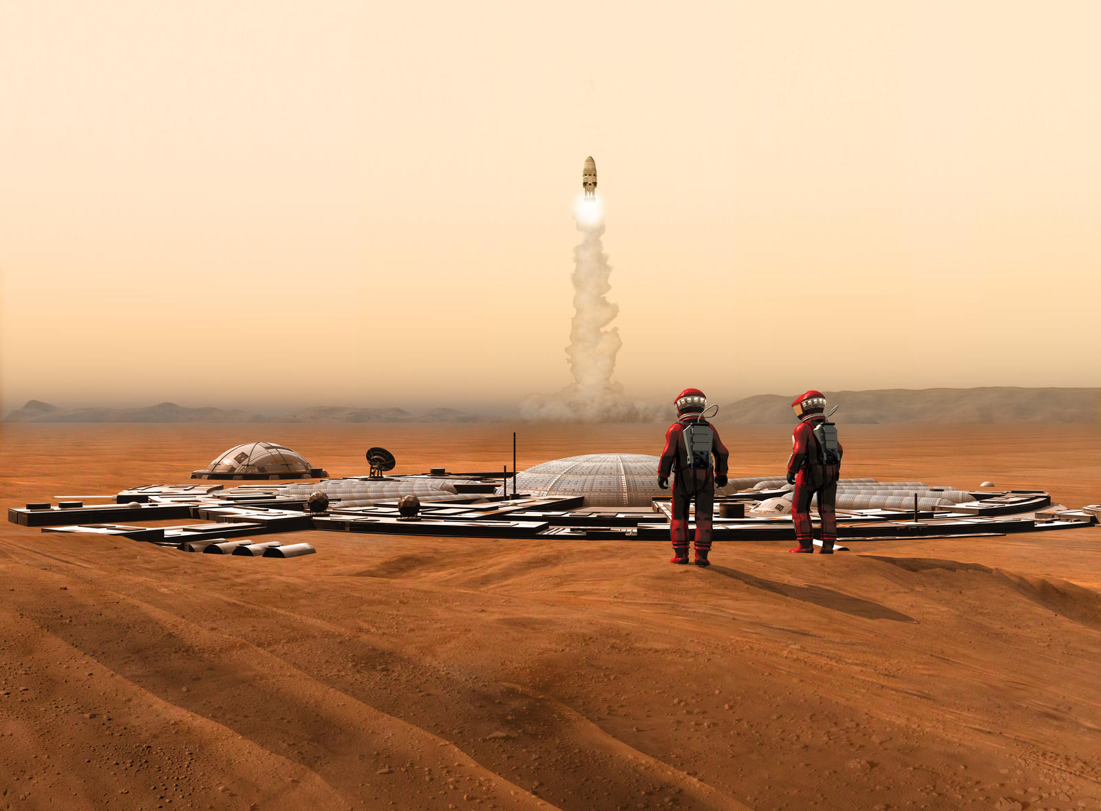 Callisto Mission Crew Vehicle Launch