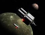 Lighter and Tanker Callisto Orbit