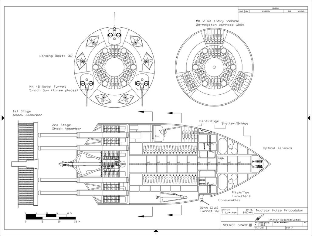 The insane USAF space battleship that almost got built - Project Orion  Battleship 