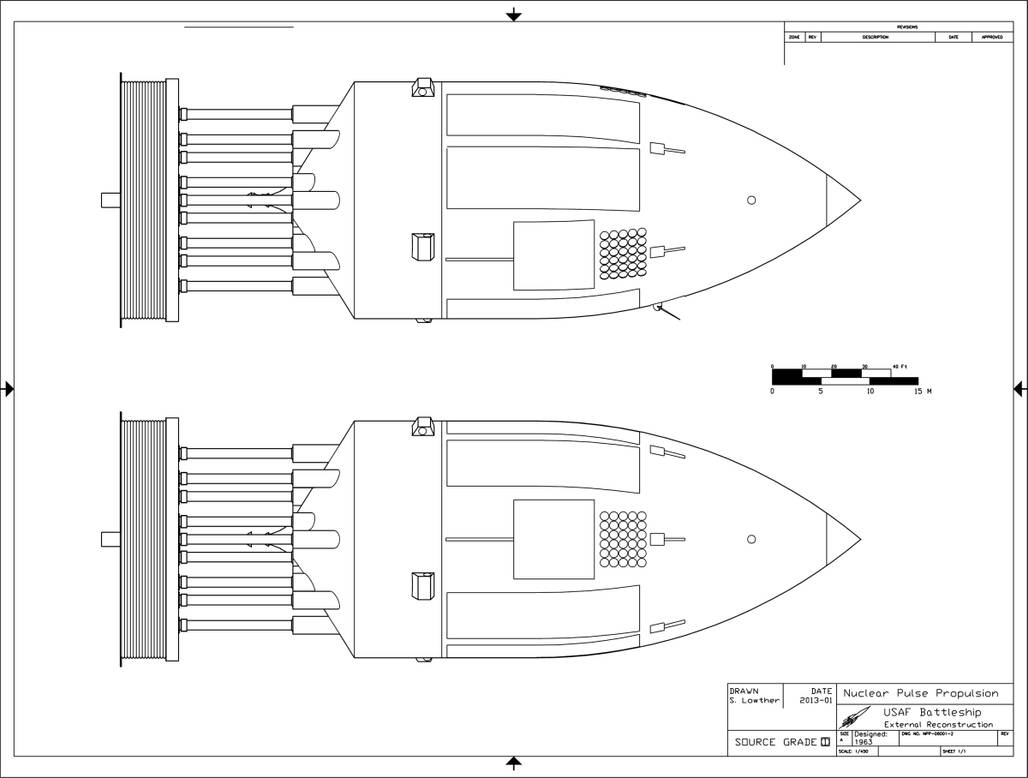 USAF Orion Battleship Exterior by William-Black USAF Orion Battleship Exterior by William-Black