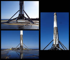 Space X: First landed GTO-class mission booster
