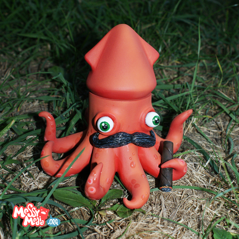 Sir Inkwell - Custom Android doll by messymedia