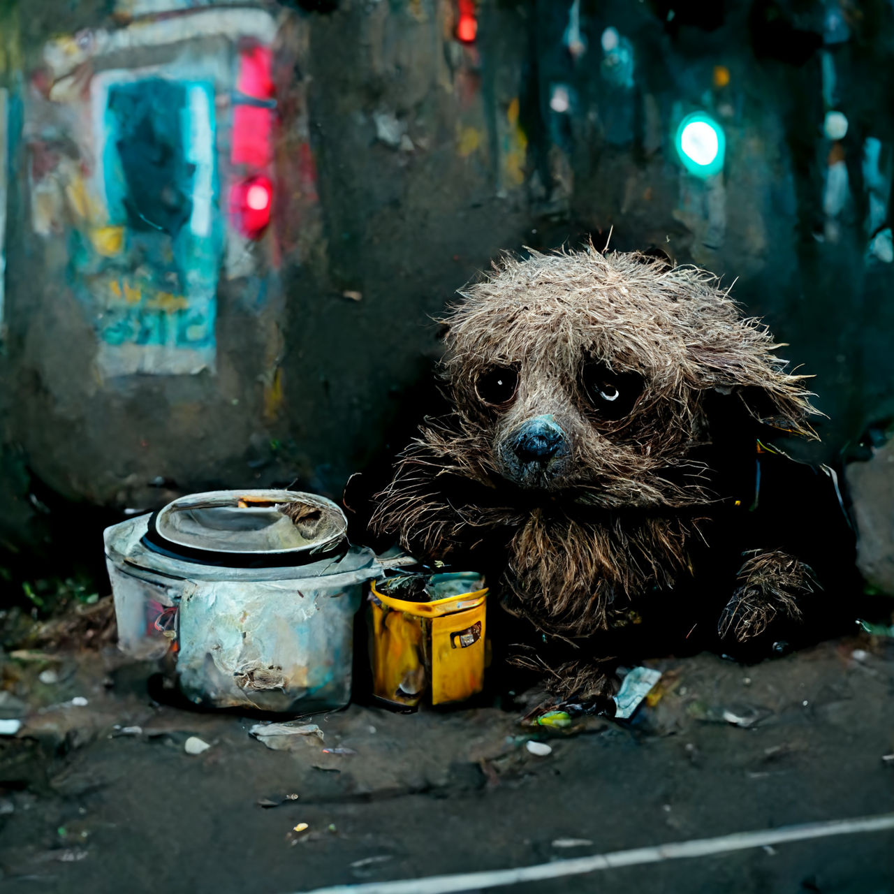 An Unfortunate Homeless Sloth by AlbertHoffstein on DeviantArt