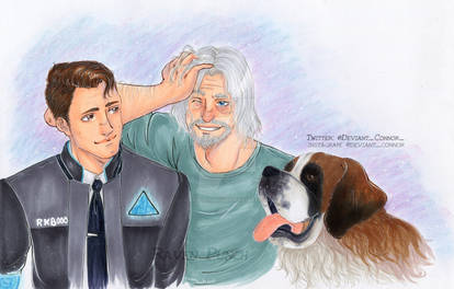 Connor and Hank - Detroit Become Human (Color)