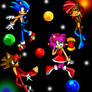 Sonic Sally Amy Zed Cosmic Fun