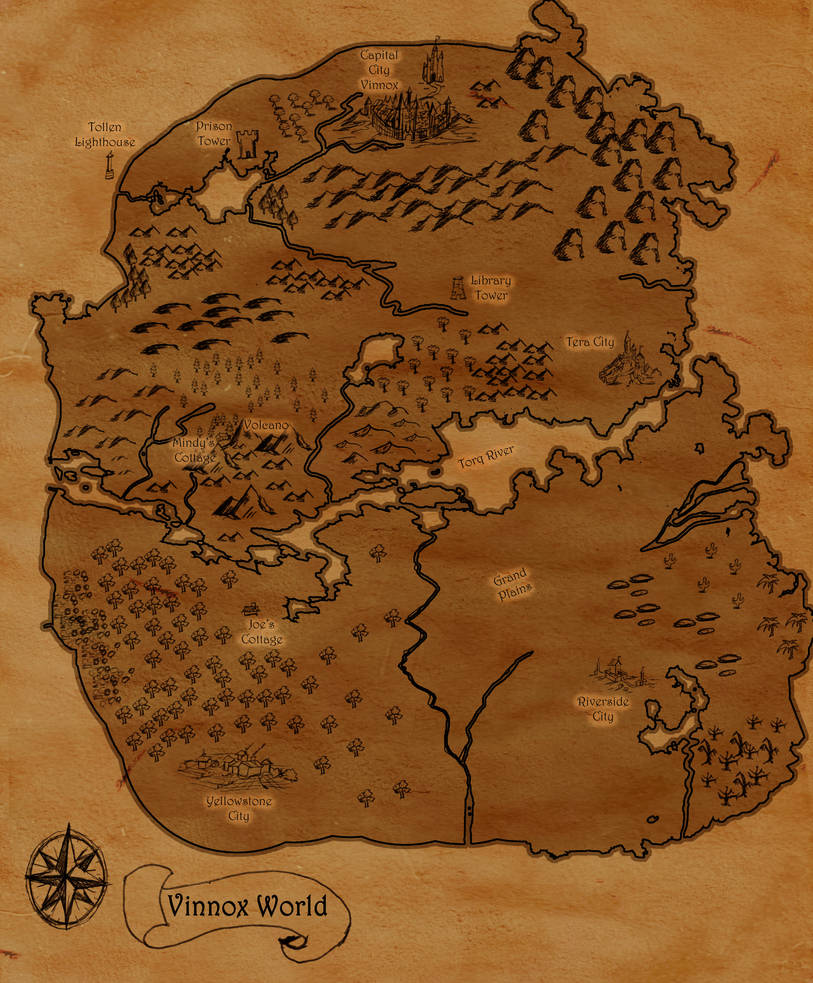 Lost In Your World: World Map by Birdhousebirdy