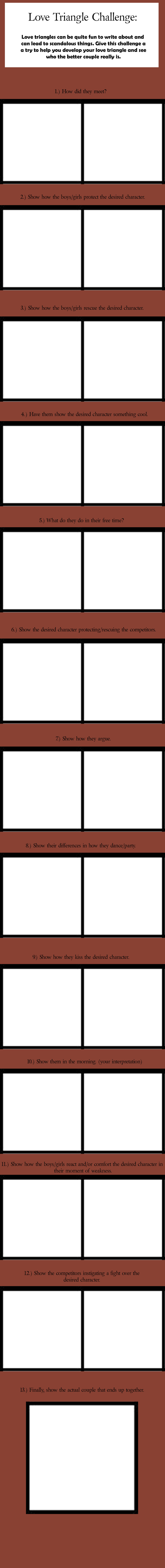 Love Triangle Challenge Blank Meme By Birdhousebirdy On Deviantart Love Triangle Challenge Blank Meme By Birdhousebirdy On Deviantart