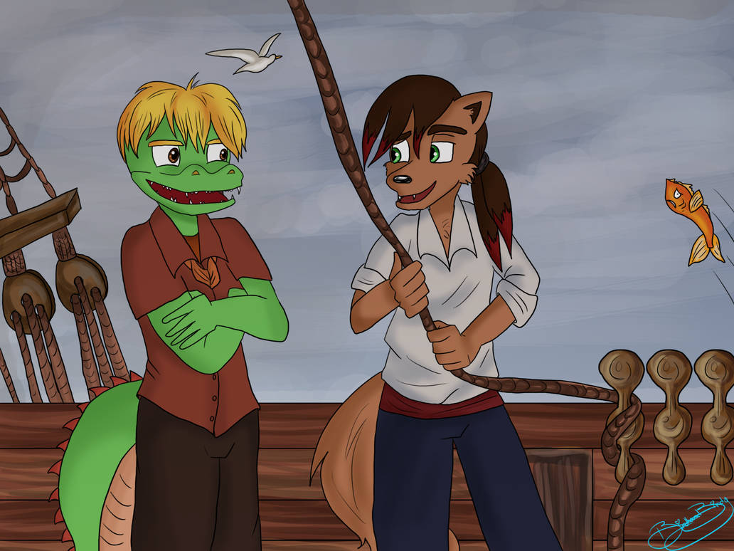 The Little Fox Mermaid: Page 1 by Birdhousebirdy on DeviantArt