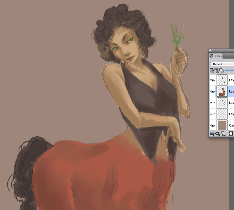 Female Centaur WIP