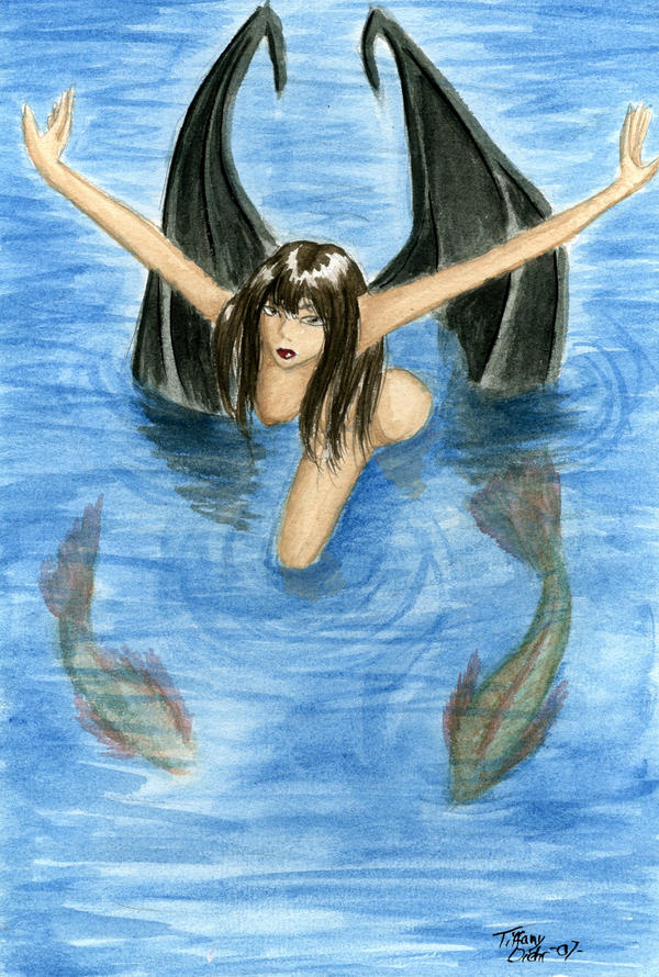 demon swims