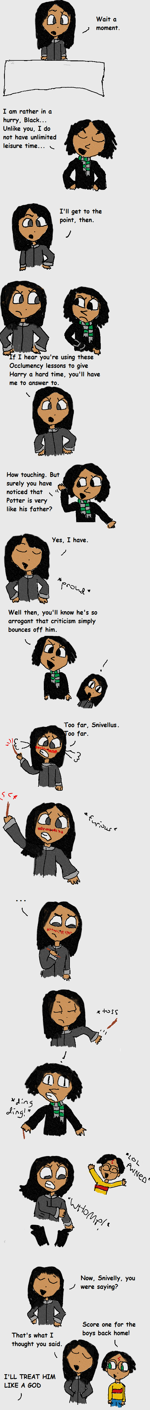 Occlumency (Snape vs. Sirius)