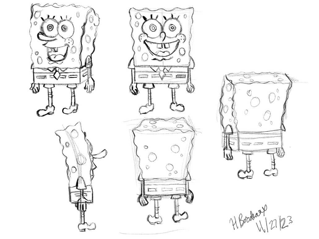 Spongebob practice 1 by BluePoppy1026 on DeviantArt