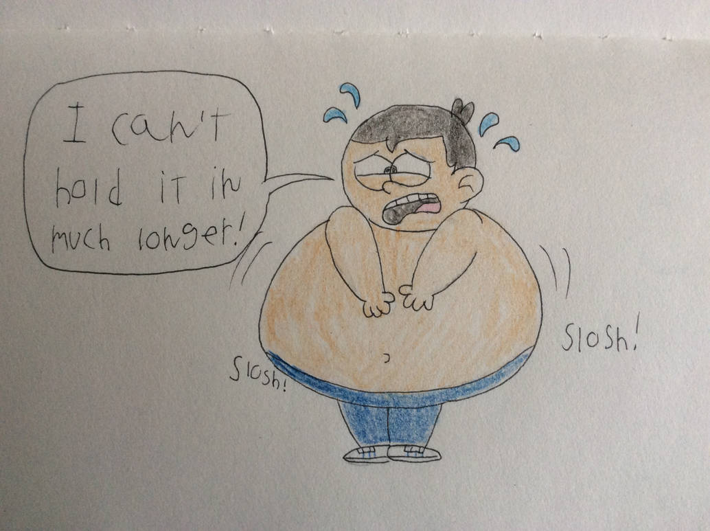 Sebastians bladder belly inflation (part 2) by tanasweet123 on DeviantArt