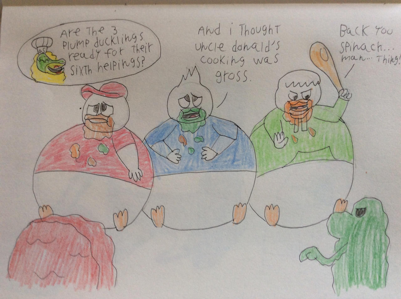 Duck Triplets The duck triplets vs stuffum by tanasweet123 on DeviantArt